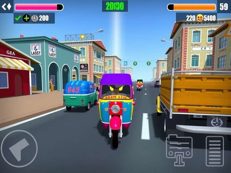 Gali Rickshaw Blitz Game Screenshot